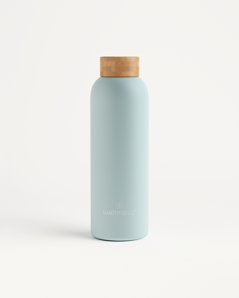 Bouteille Thermo Inox · Bouchon en bambou